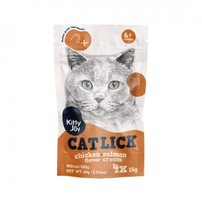 Cat Lick Chicken Salmon Flavor Cream – Paws Up Pet Shop - Main Image