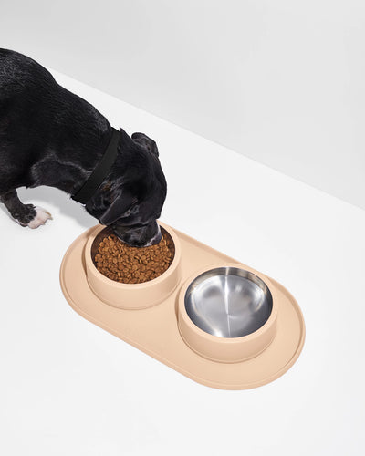 Silicone Dog Placemat - Tan