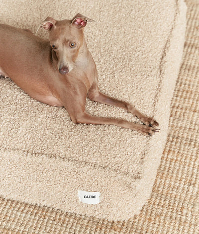 Beige Fleece Dog Bed - Cuadra