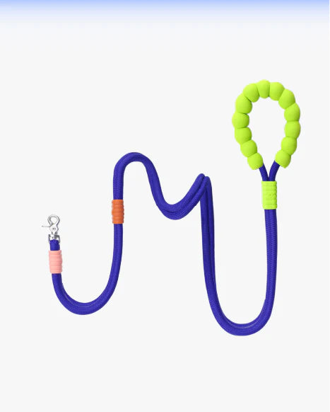 Marshmallow Standard Leash - Navy Blue