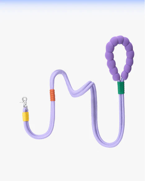 Marshmallow Standard Leash - Grape Purple