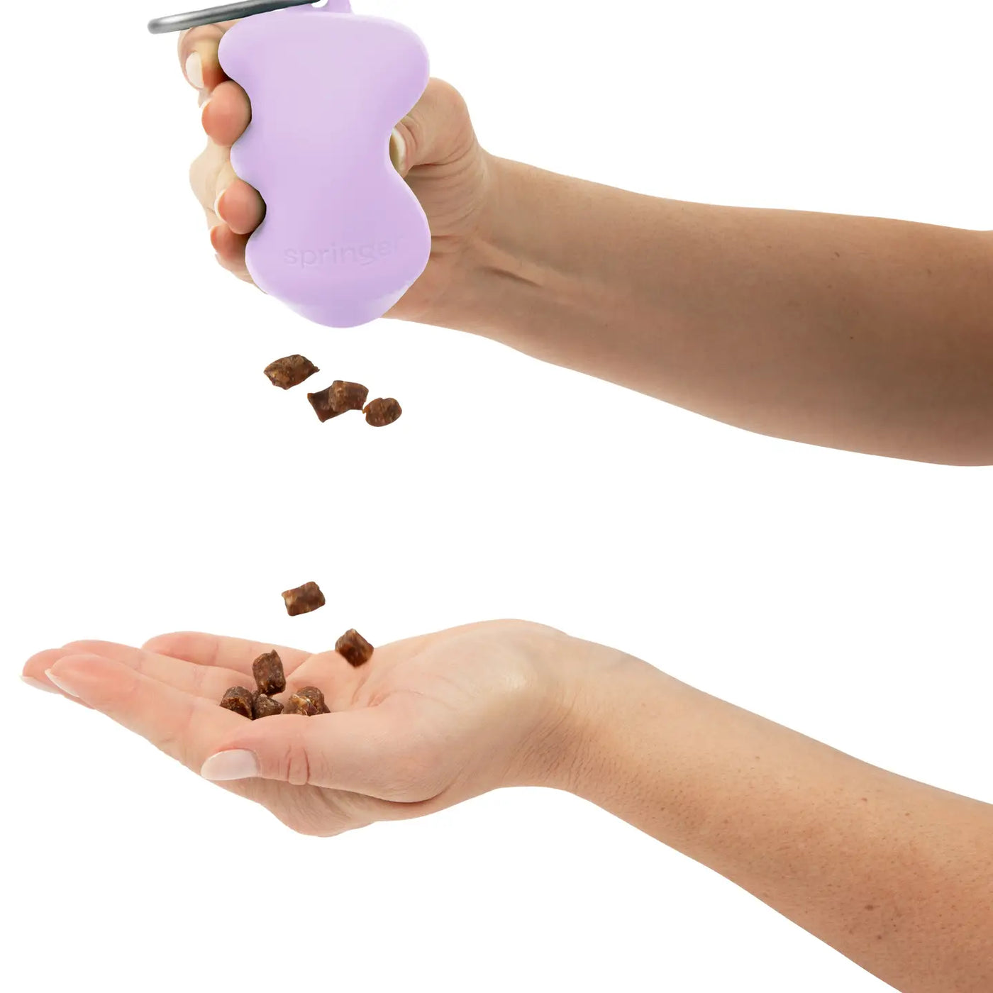 Springer Silicone Dog Treat Dispenser Pouch - Lilac