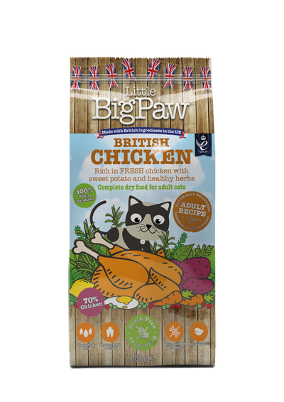 British Chicken Complete Dry Food for Adult Cats