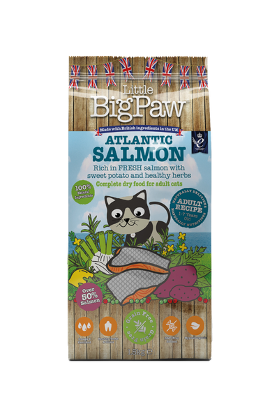 Atlantic Salmon Complete Dry Food for Adult Cats