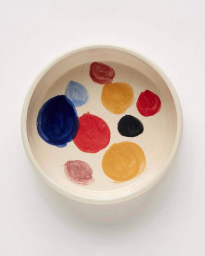 Handmade Spotted Ceramic Bowl