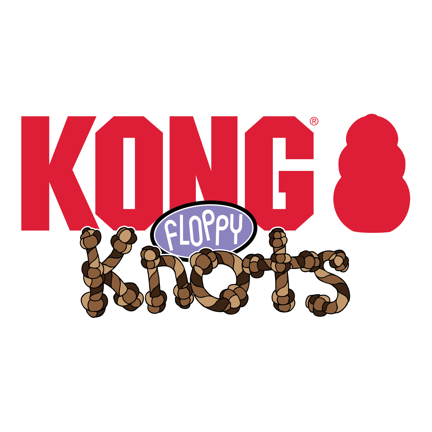 KONG Floppy Knots Bunny