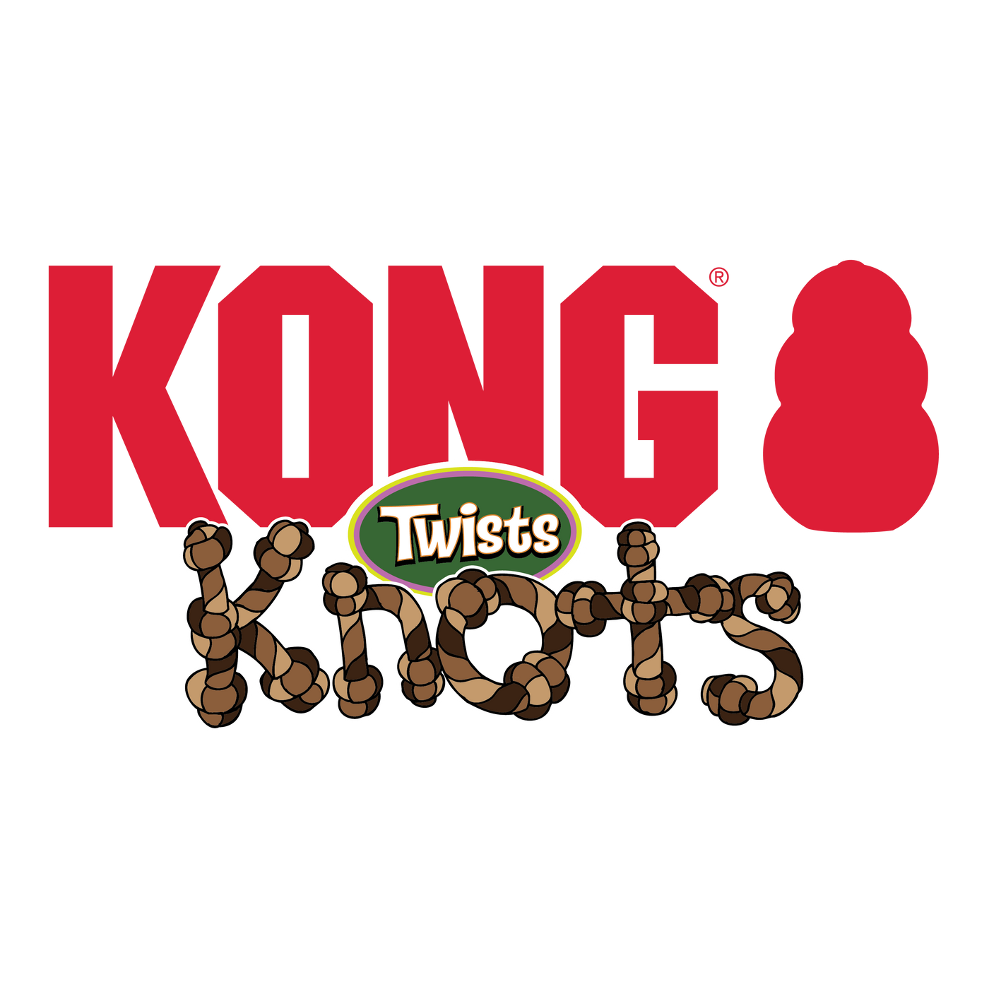 KONG Knots Twists Assorted