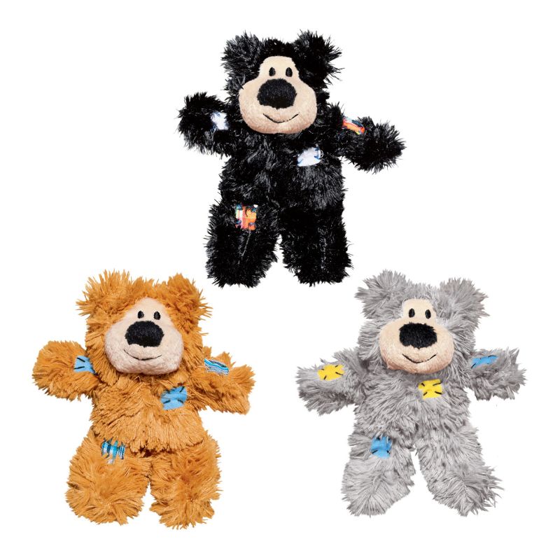 KONG Softies Patchwork Bear