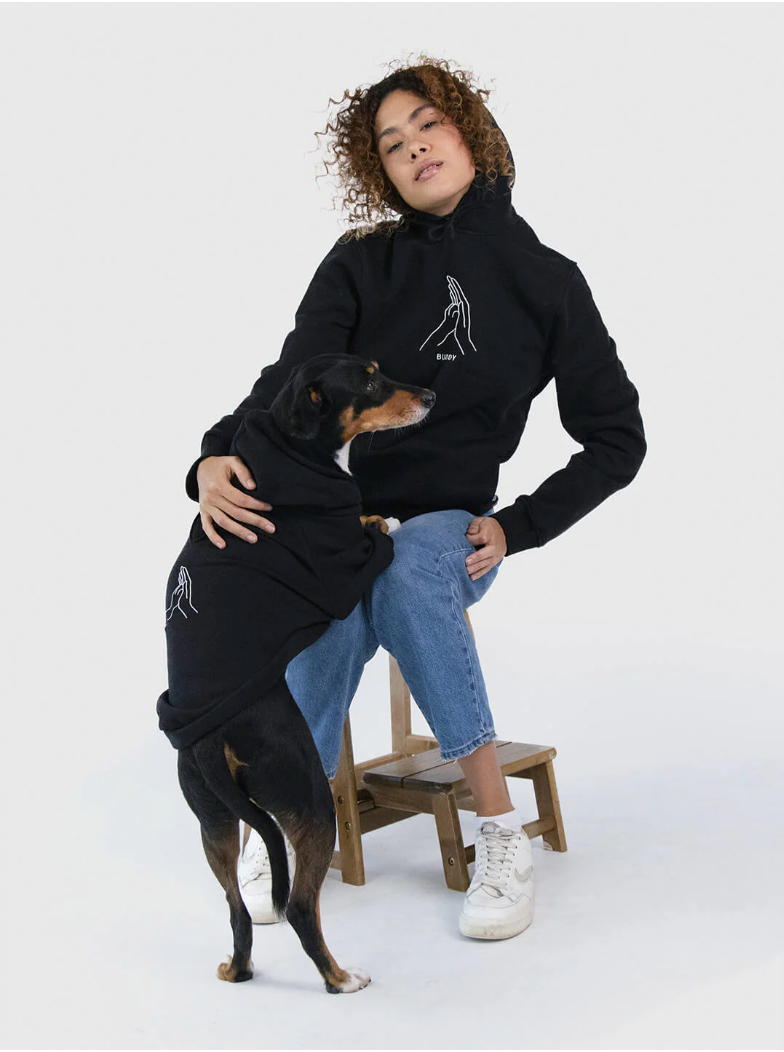 Dog Hoodie "Hand&Paw" Design