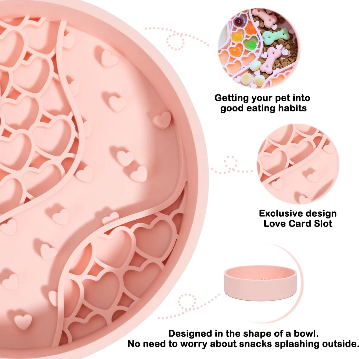 My Valentine Slow Feeding Bowl
