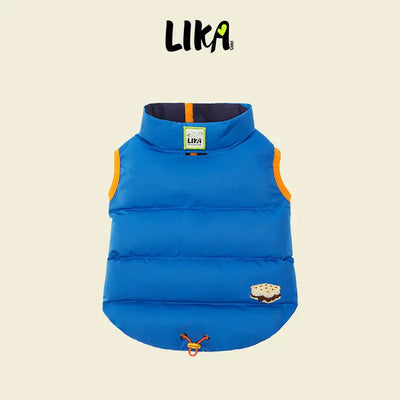 Reversible Padded Jacket - Azure Blue